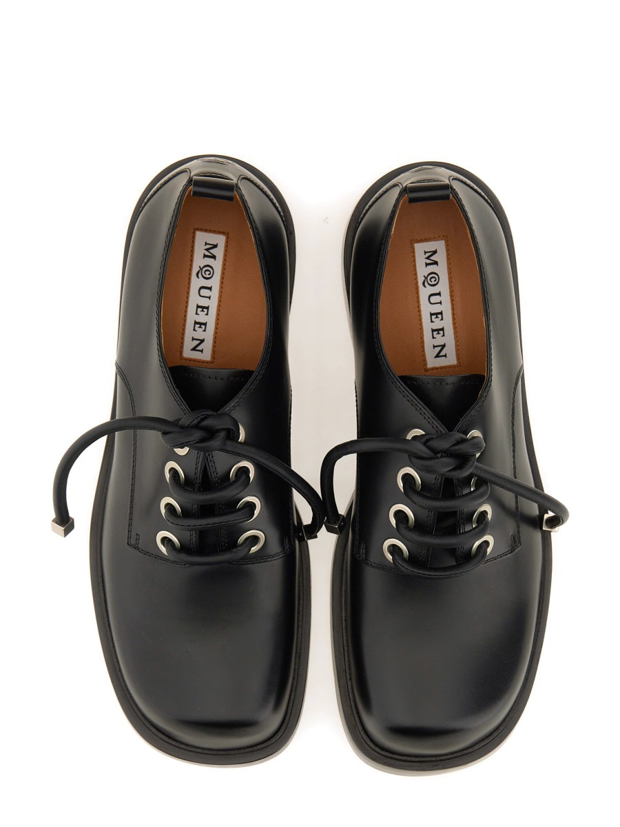 Alexander Mcqueen Men Leather Derby.