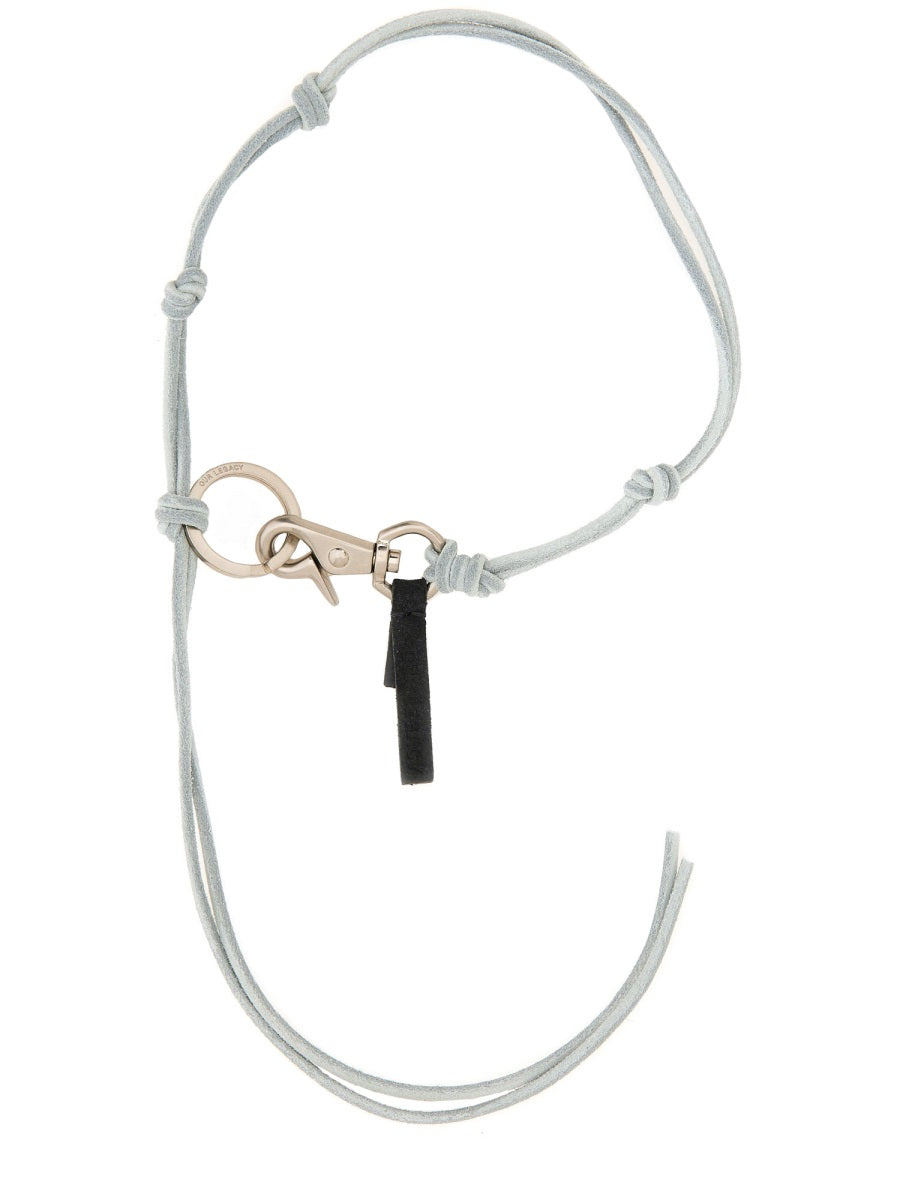 Our Legacy Men Leather Keychain