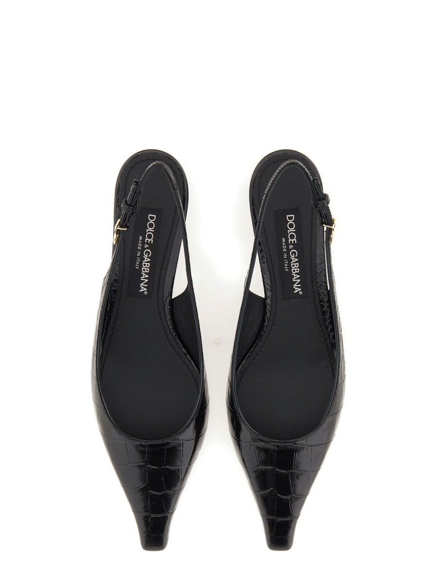 Dolce & Gabbana Women Slingback With Logo