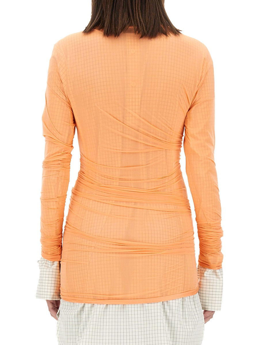 Dries Van Noten Women Tulle Tops.