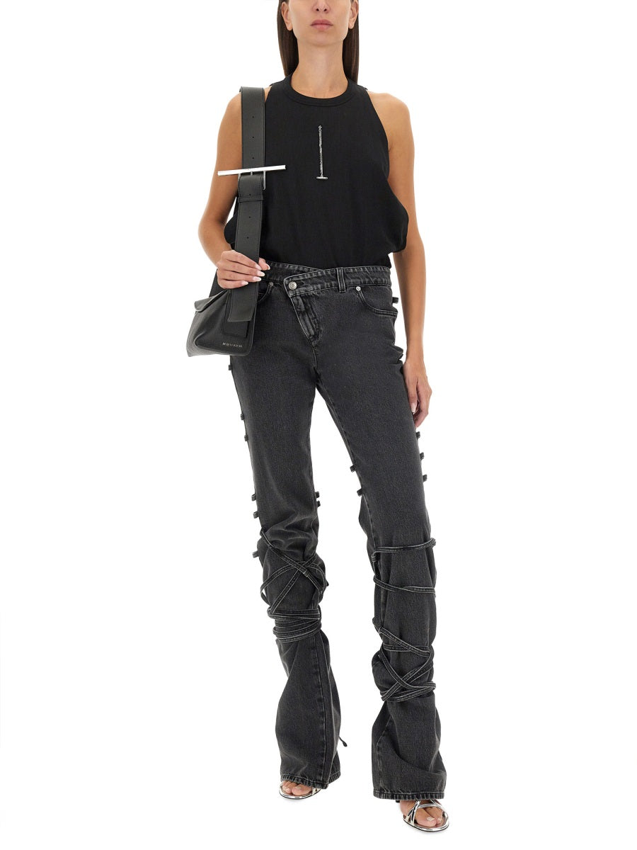 Alexander Mcqueen Women Ribbed Tank Top