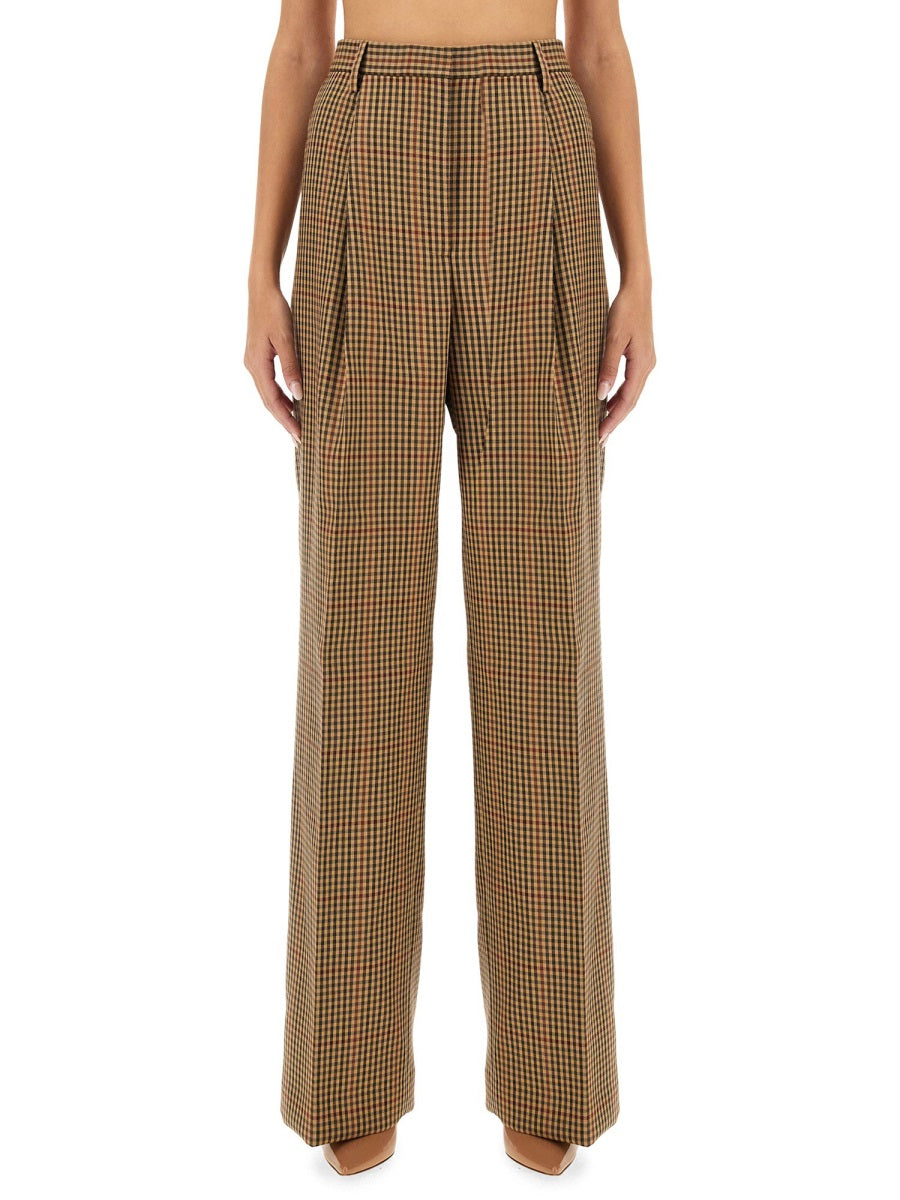 Dries Van Noten Women Pants With Check Pattern
