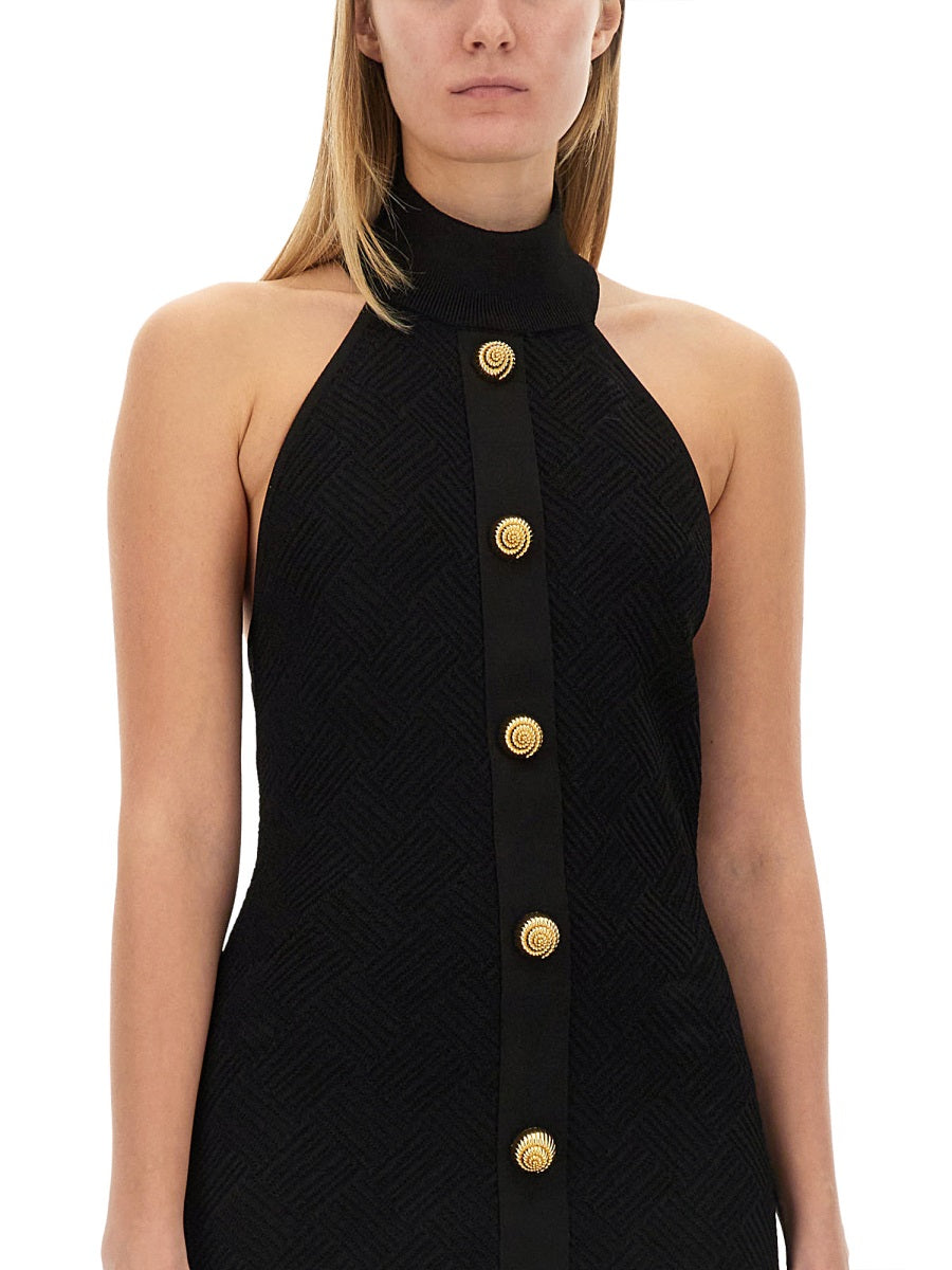 Balmain Women Mini "Vichy" Dress