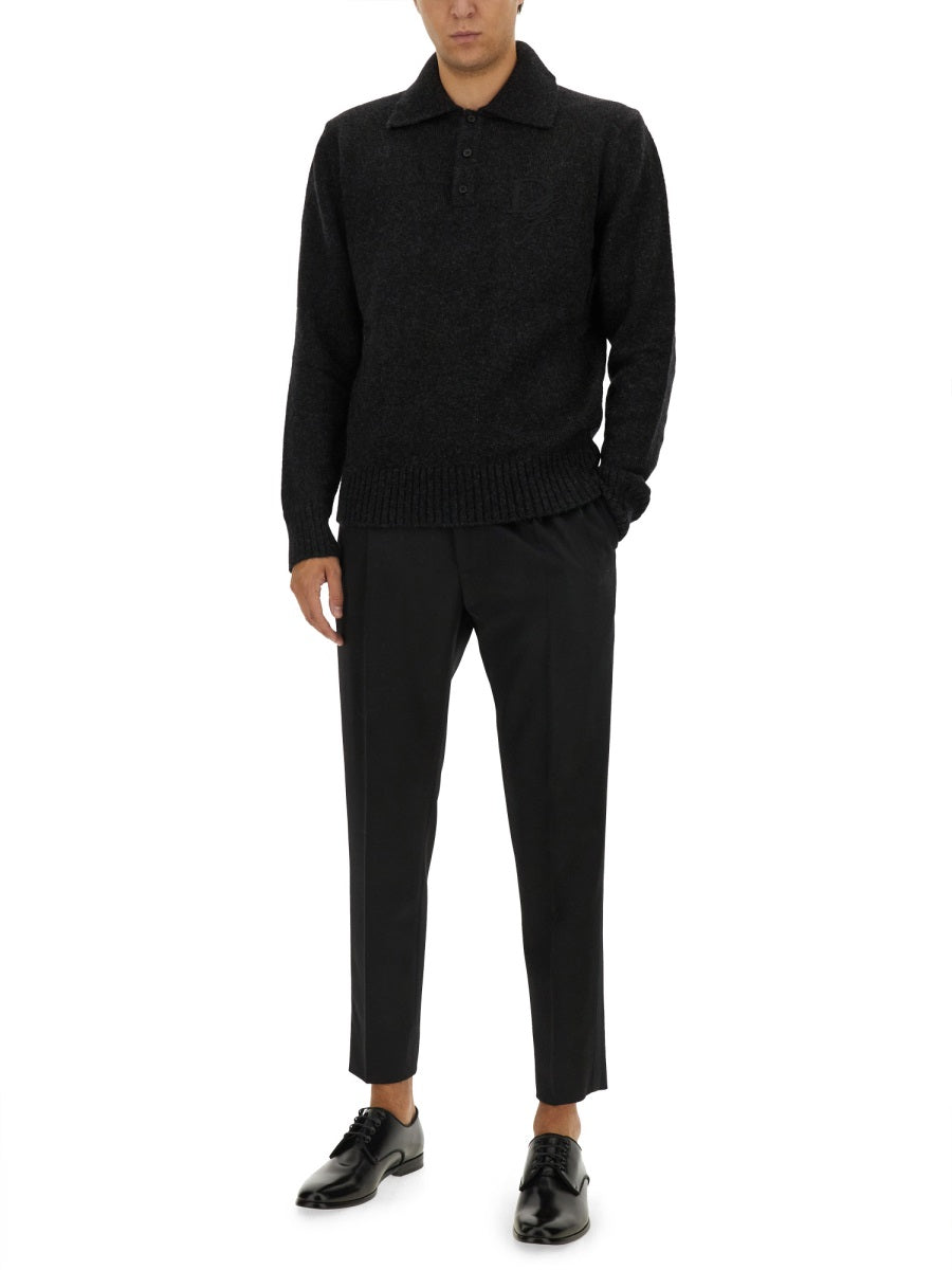 Dolce & Gabbana Men Wool Polo.