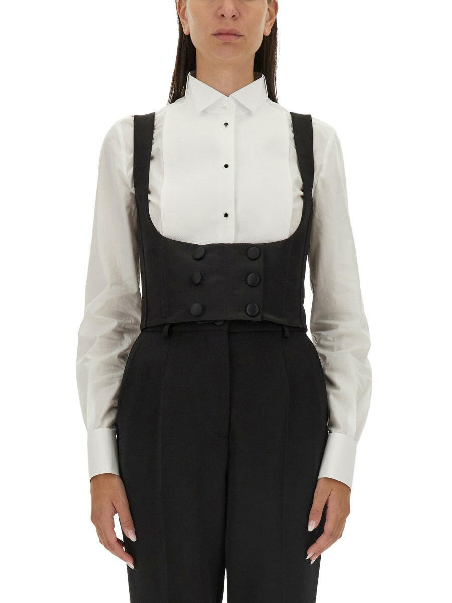 Dolce & Gabbana Women Double-Breasted Tuxedo Vest