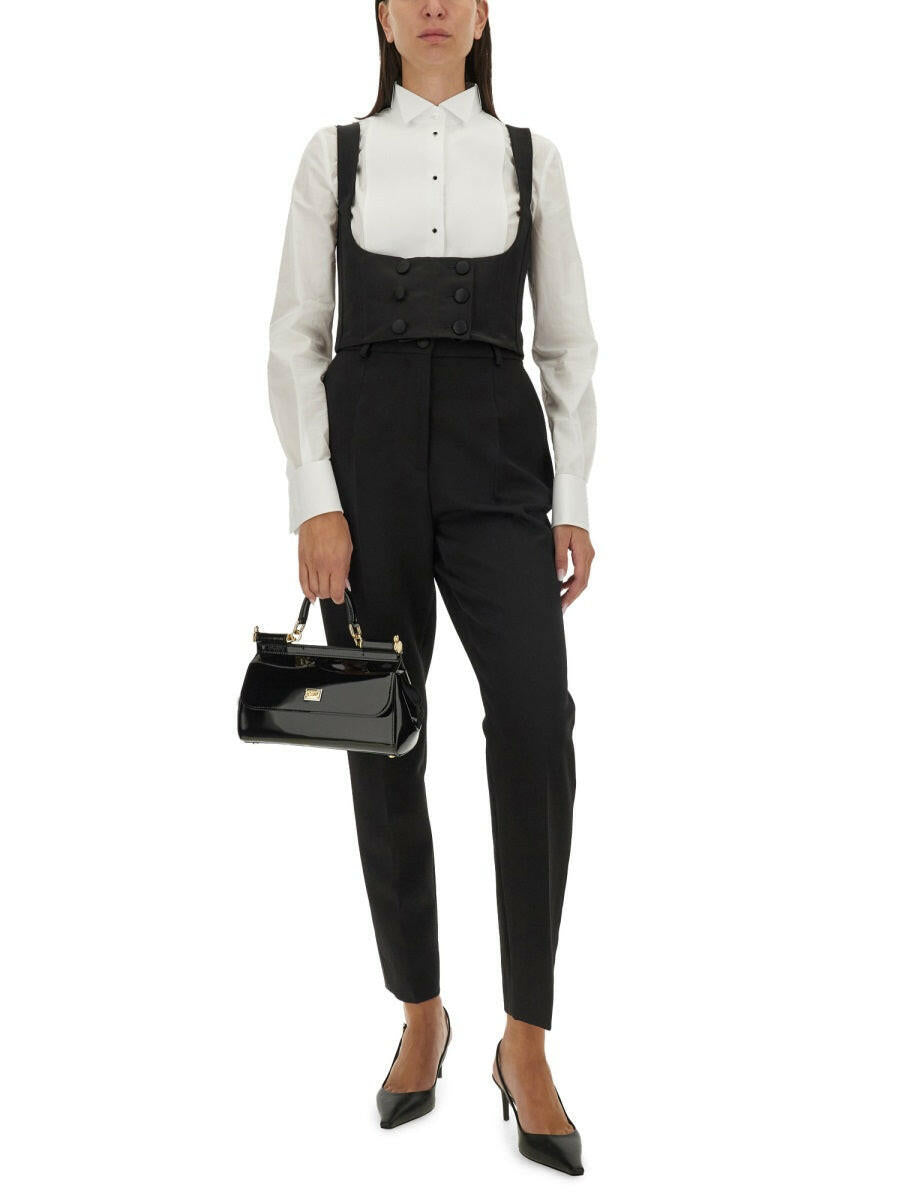 Dolce & Gabbana Women Double-Breasted Tuxedo Vest