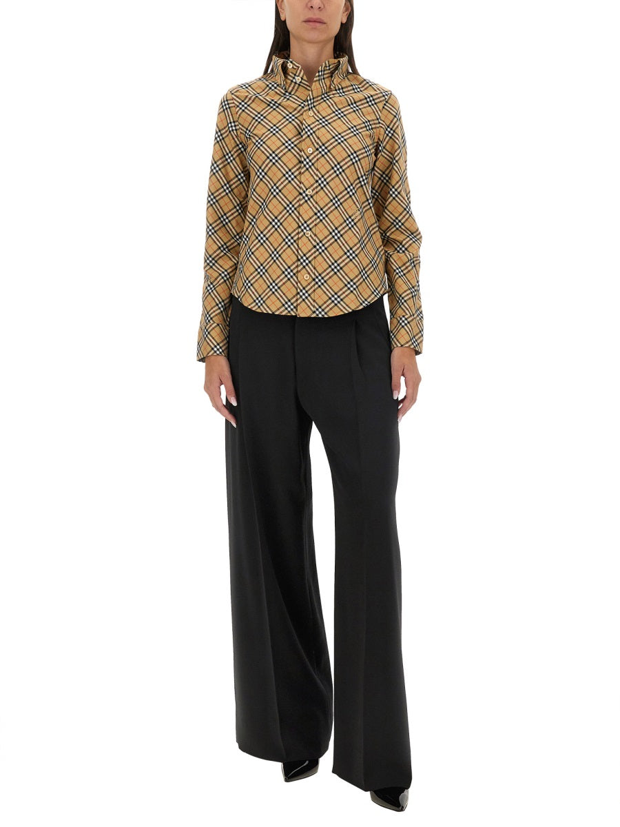 Burberry Women Cotton Check Shirt