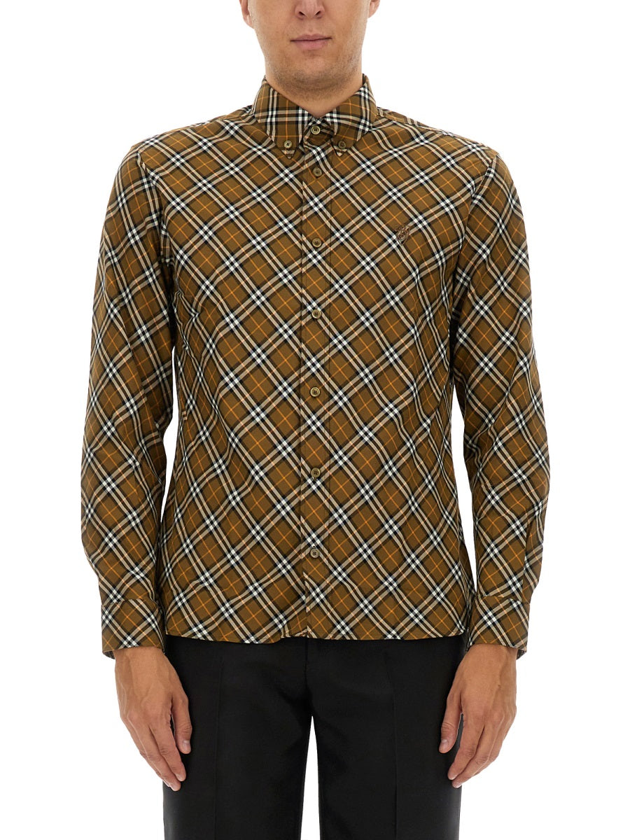 Burberry Men Check Shirt
