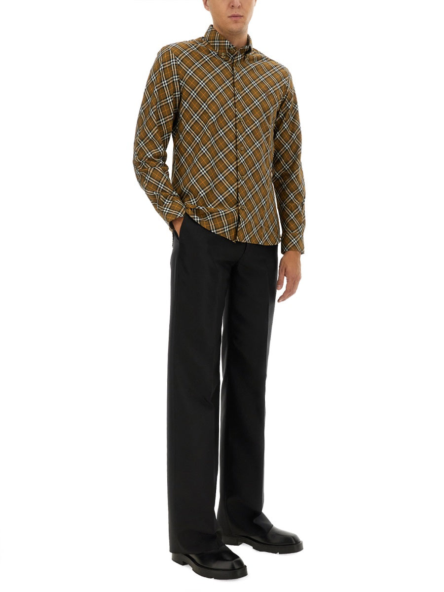 Burberry Men Check Shirt