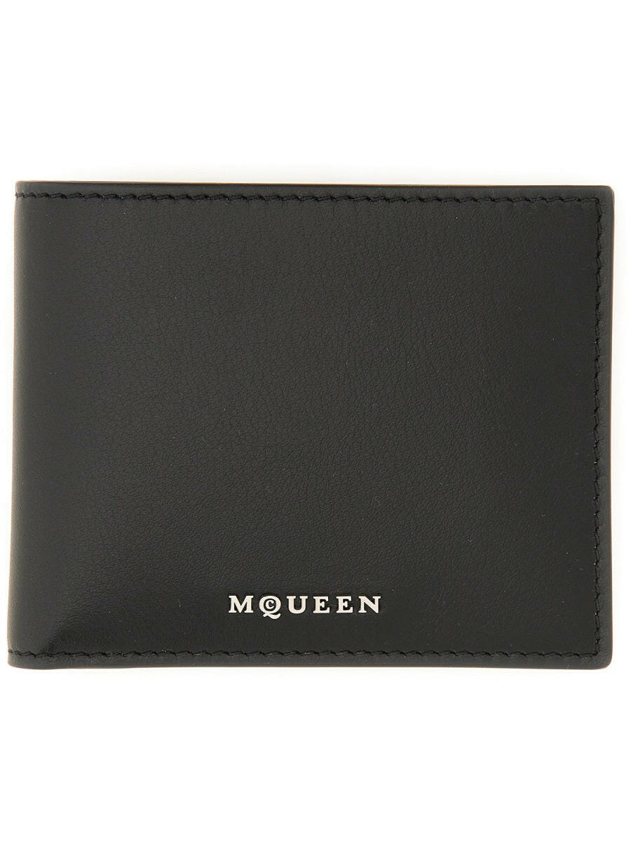 Alexander Mcqueen Men Wallet With Logo