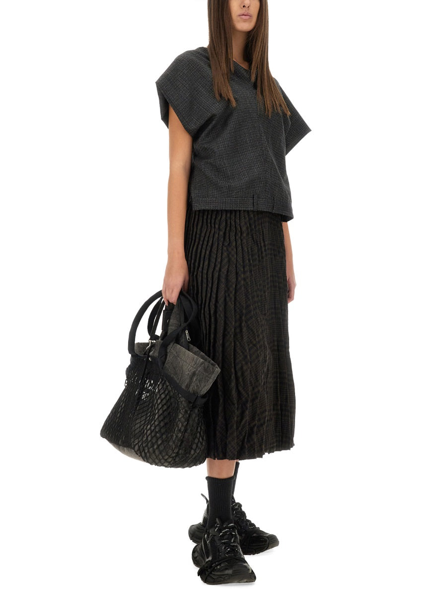 Balenciaga Women Pleated Skirt.