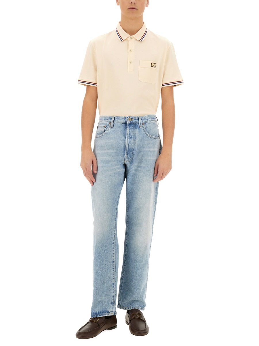 Valentino Men Denim Pants