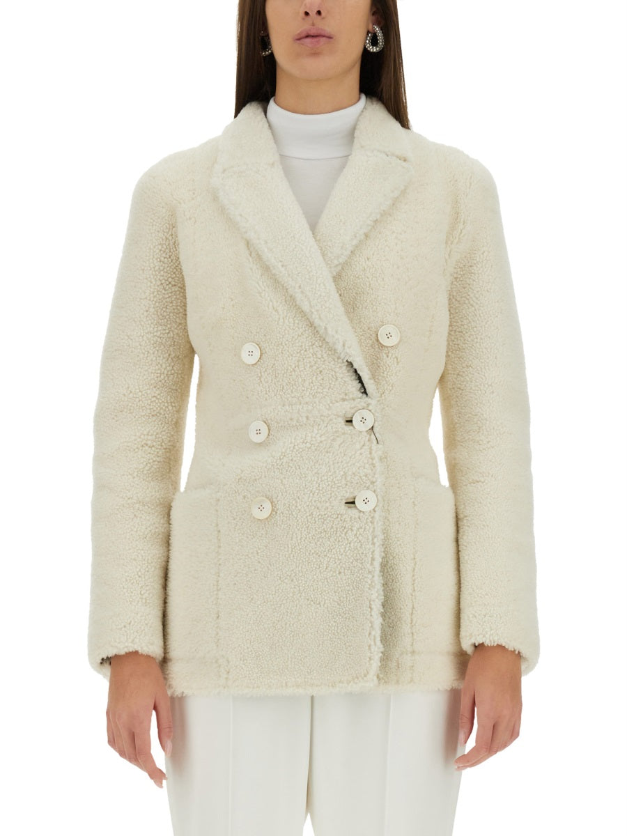 Alexander Mcqueen Women Double Breasted Coat