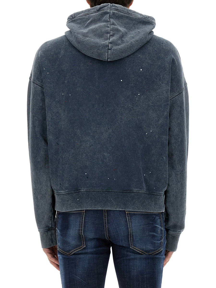 Dsquared Men Sweatshirt With Logo Print
