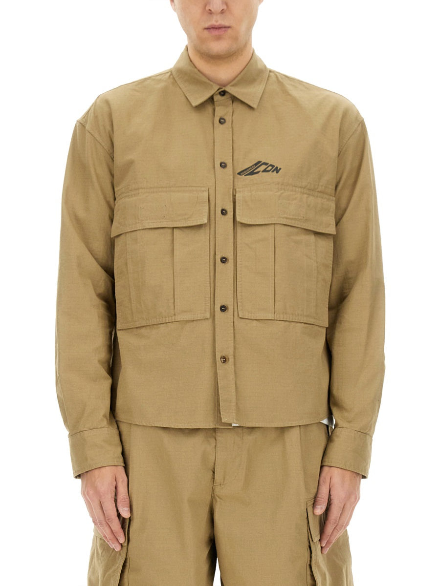 Dsquared Men "Icon Ripstop" Shirt