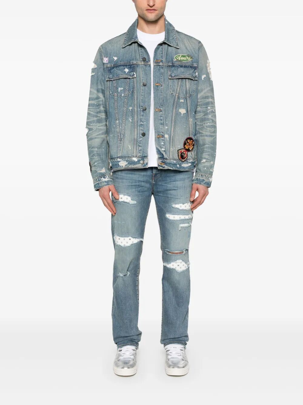 Amiri Unisex Vintage Pegasus Trucker Jacket