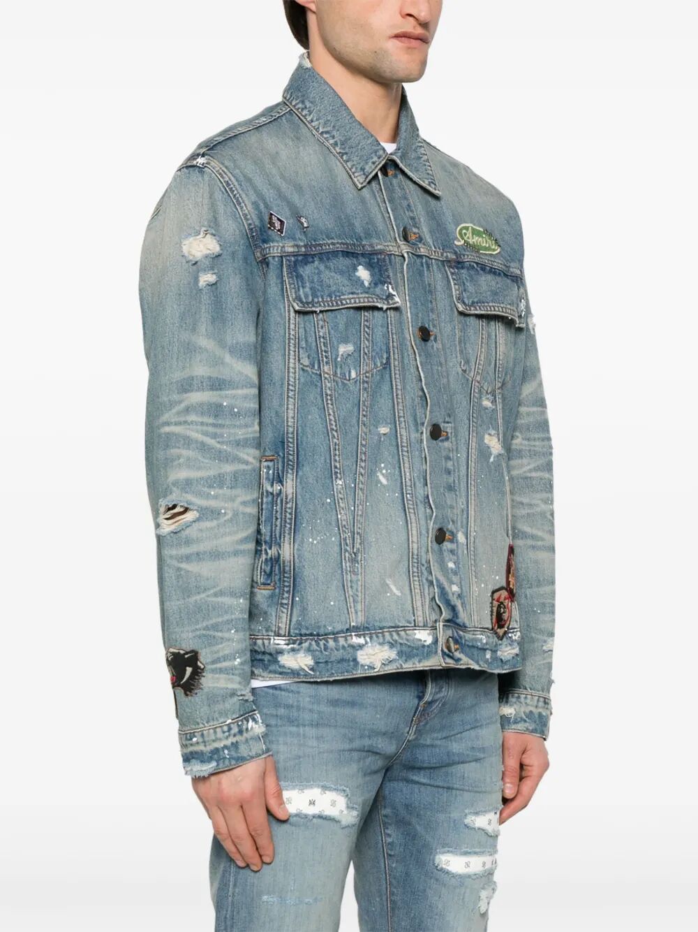 Amiri Unisex Vintage Pegasus Trucker Jacket