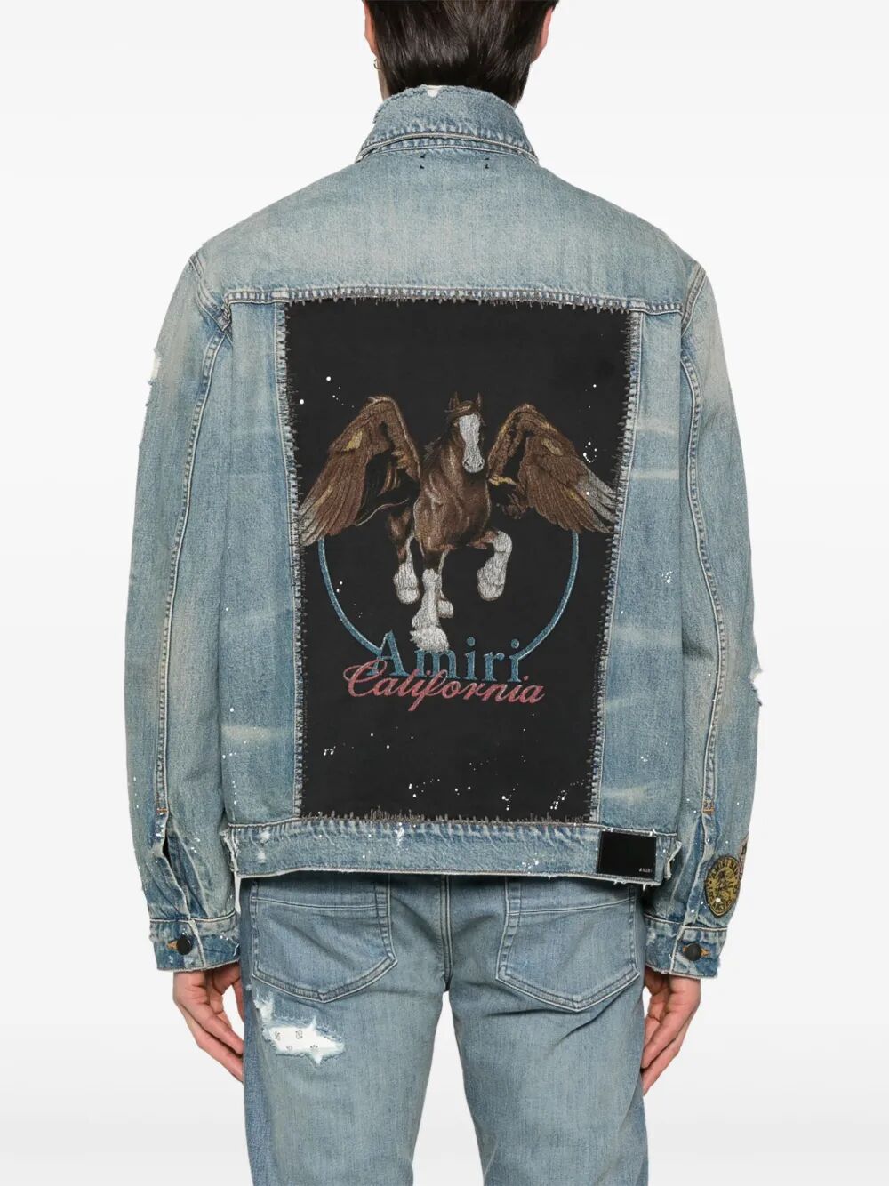 Amiri Unisex Vintage Pegasus Trucker Jacket