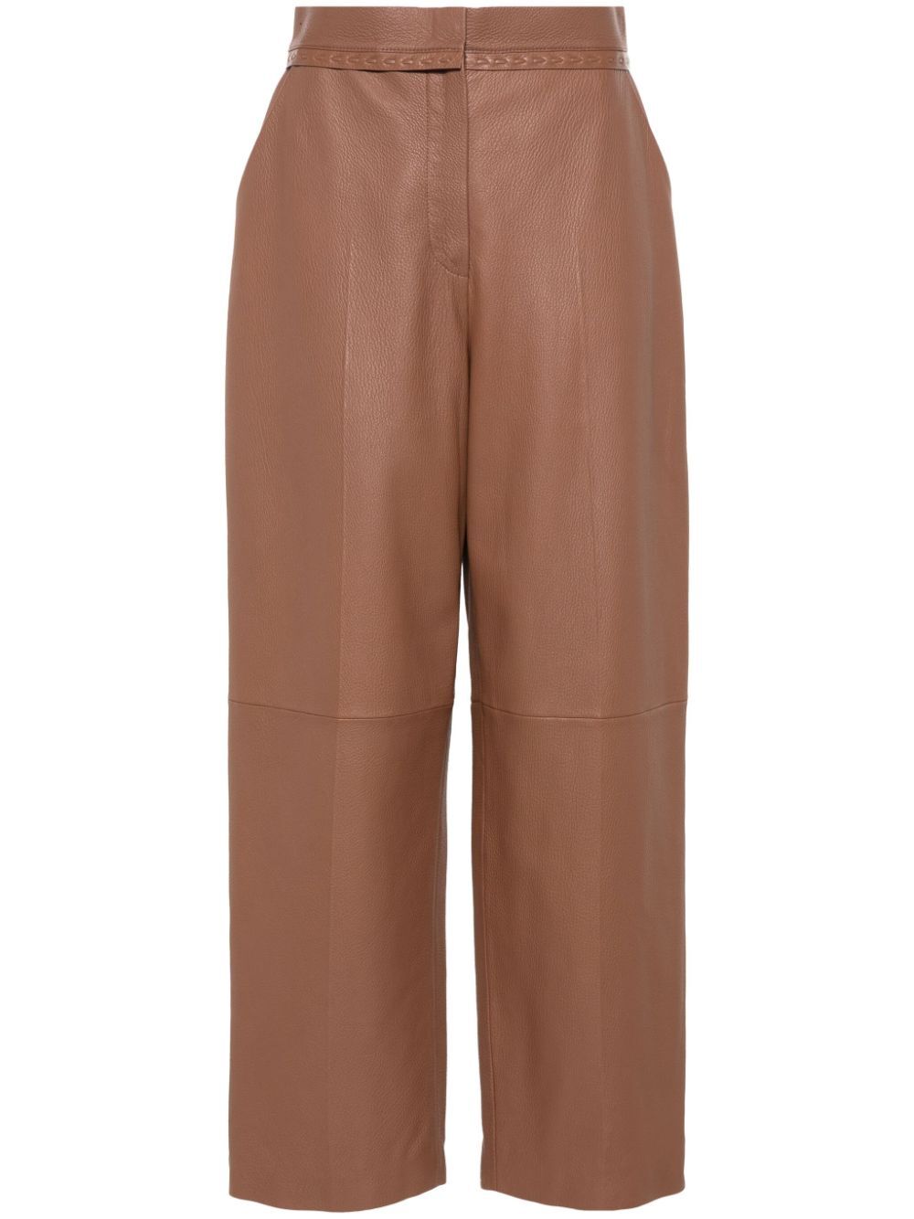 Fendi Women Pantaloni In Pelle