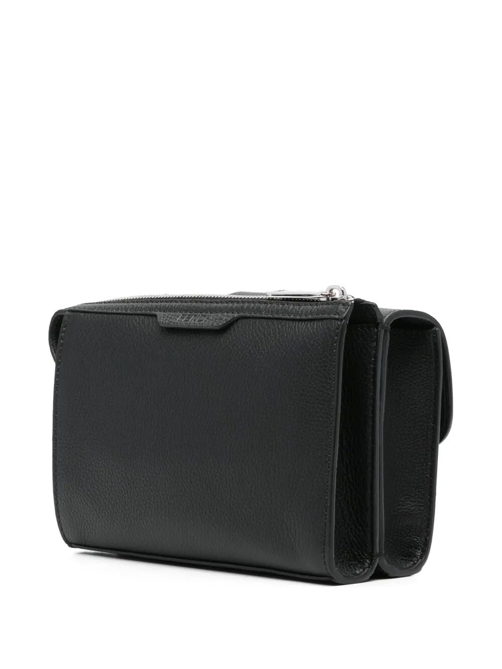 Fendi Men Full-Grain Leather Double Baguette Bag