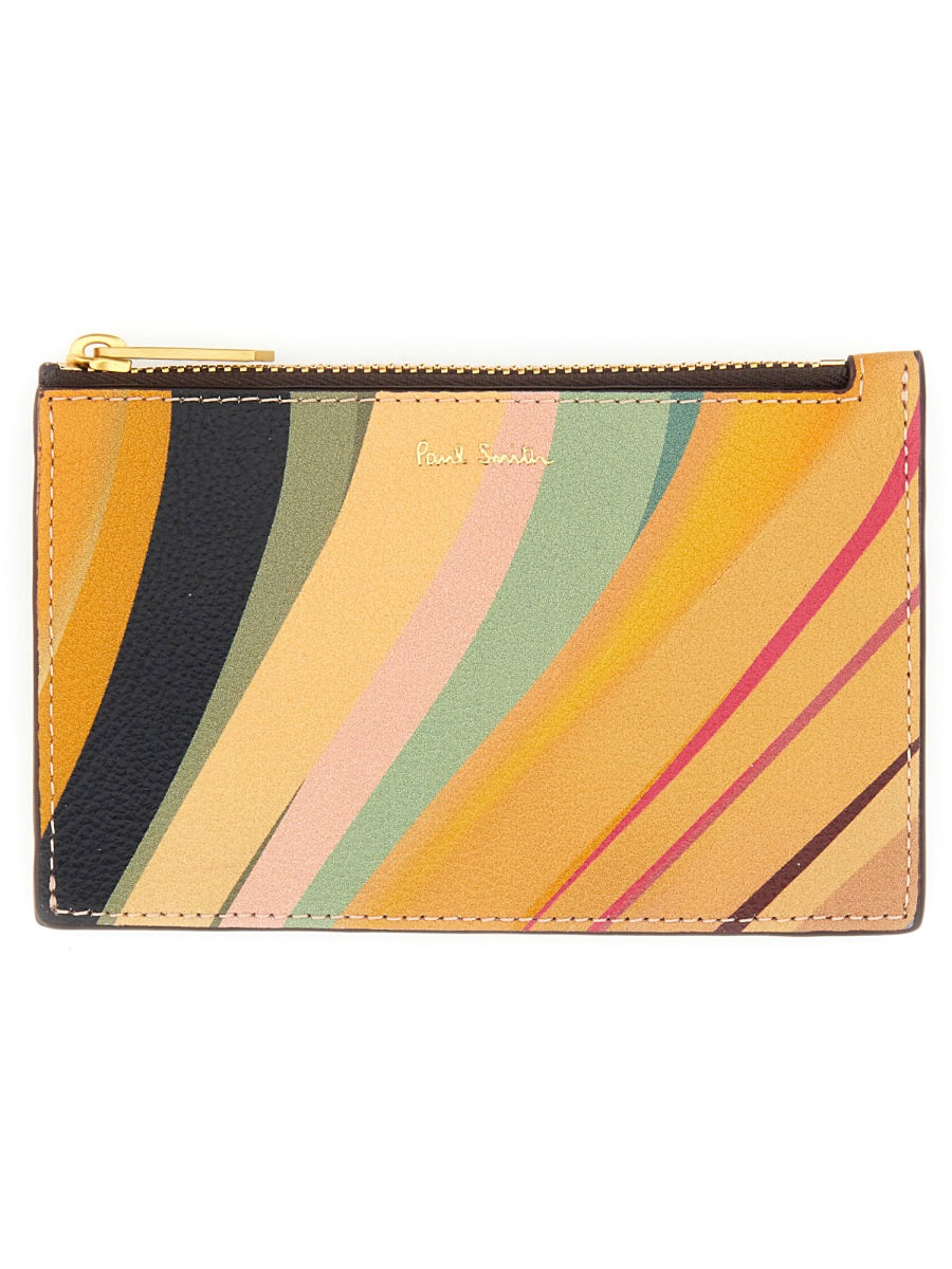 Paul Smith Women Card Holder "Dusky Swirl"