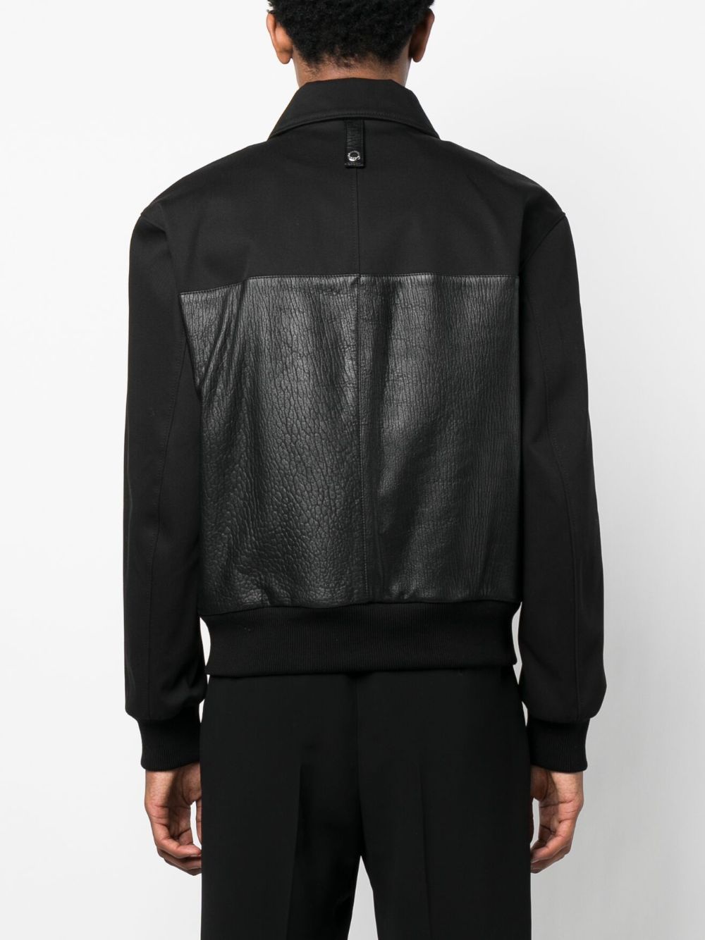 Alexander Mcqueen Men Panelled Zipped Bomber Jacket