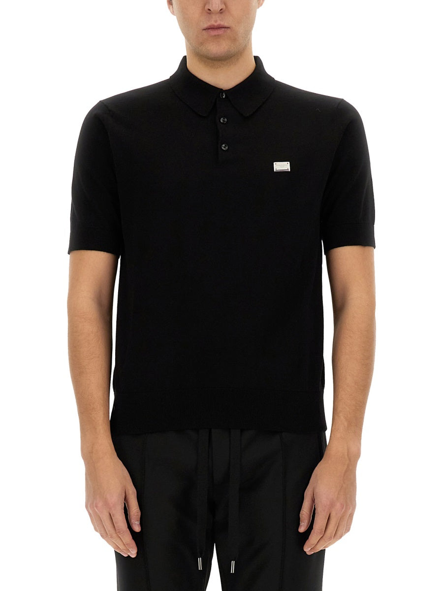 Dolce & Gabbana Men Polo With Logo