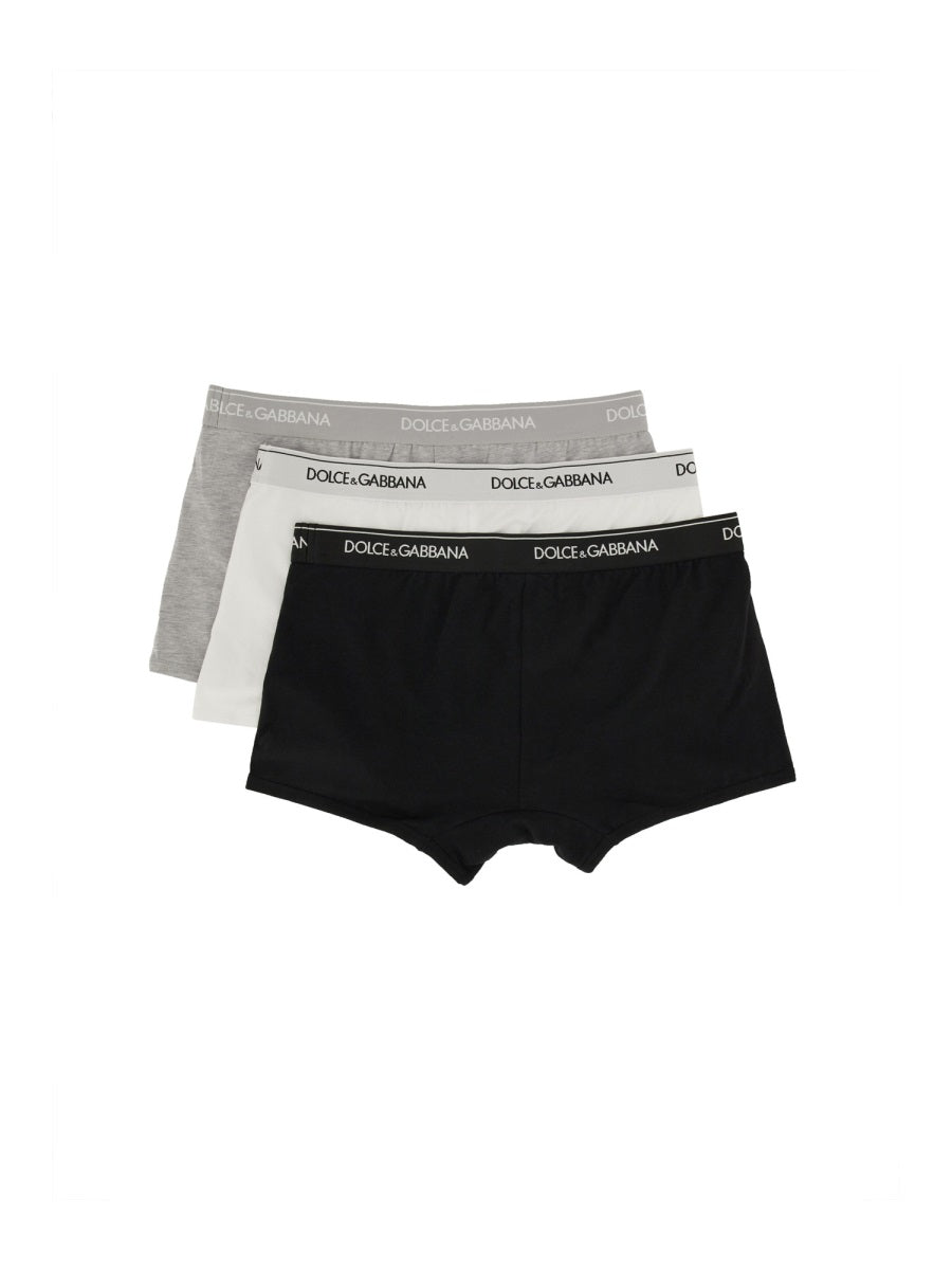 Dolce & Gabbana Men Pack Of Three Boxers