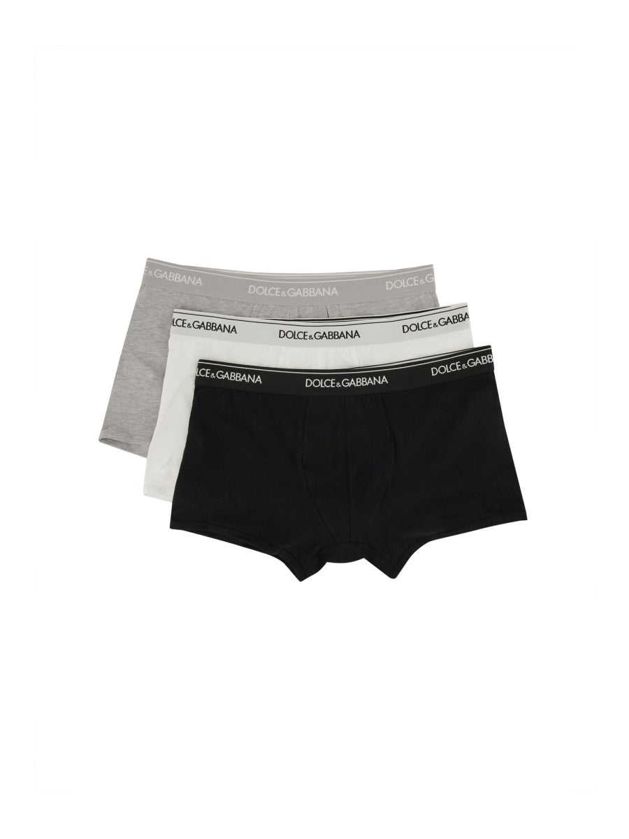 Dolce & Gabbana Men Pack Of Three Boxers