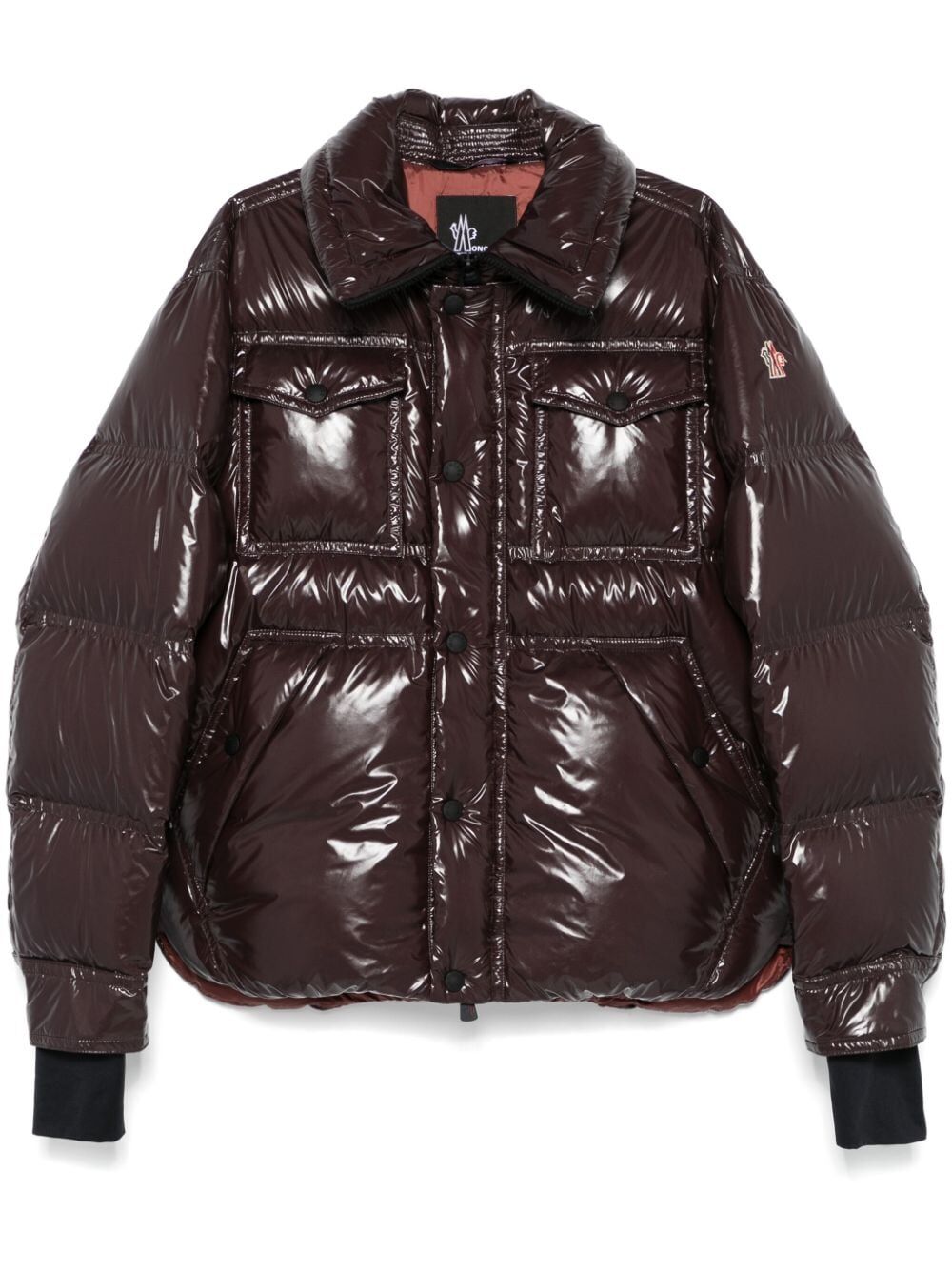 Moncler Men Grenoble Tecka Glossy Finish Down Jacket
