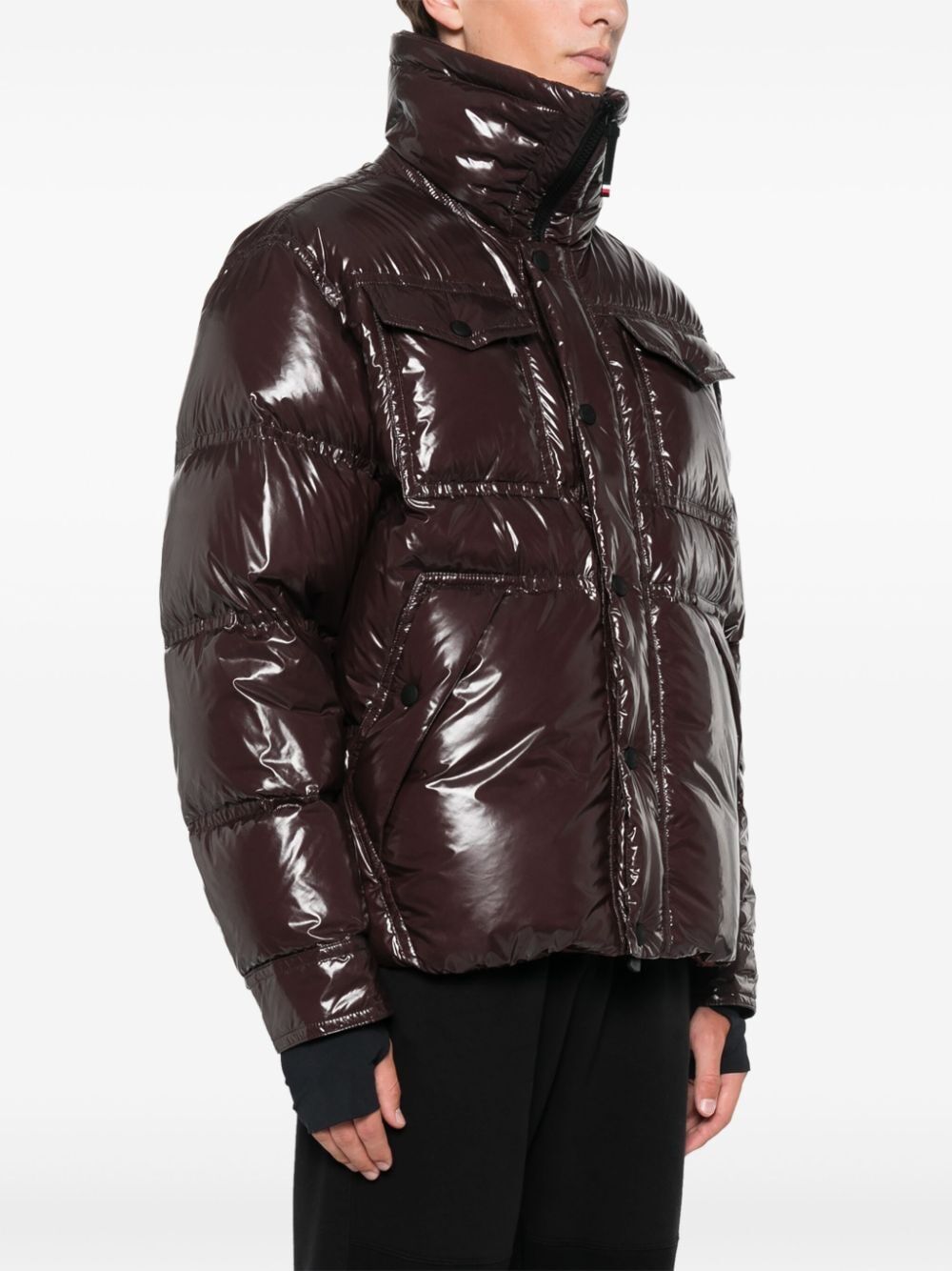 Moncler Men Grenoble Tecka Glossy Finish Down Jacket
