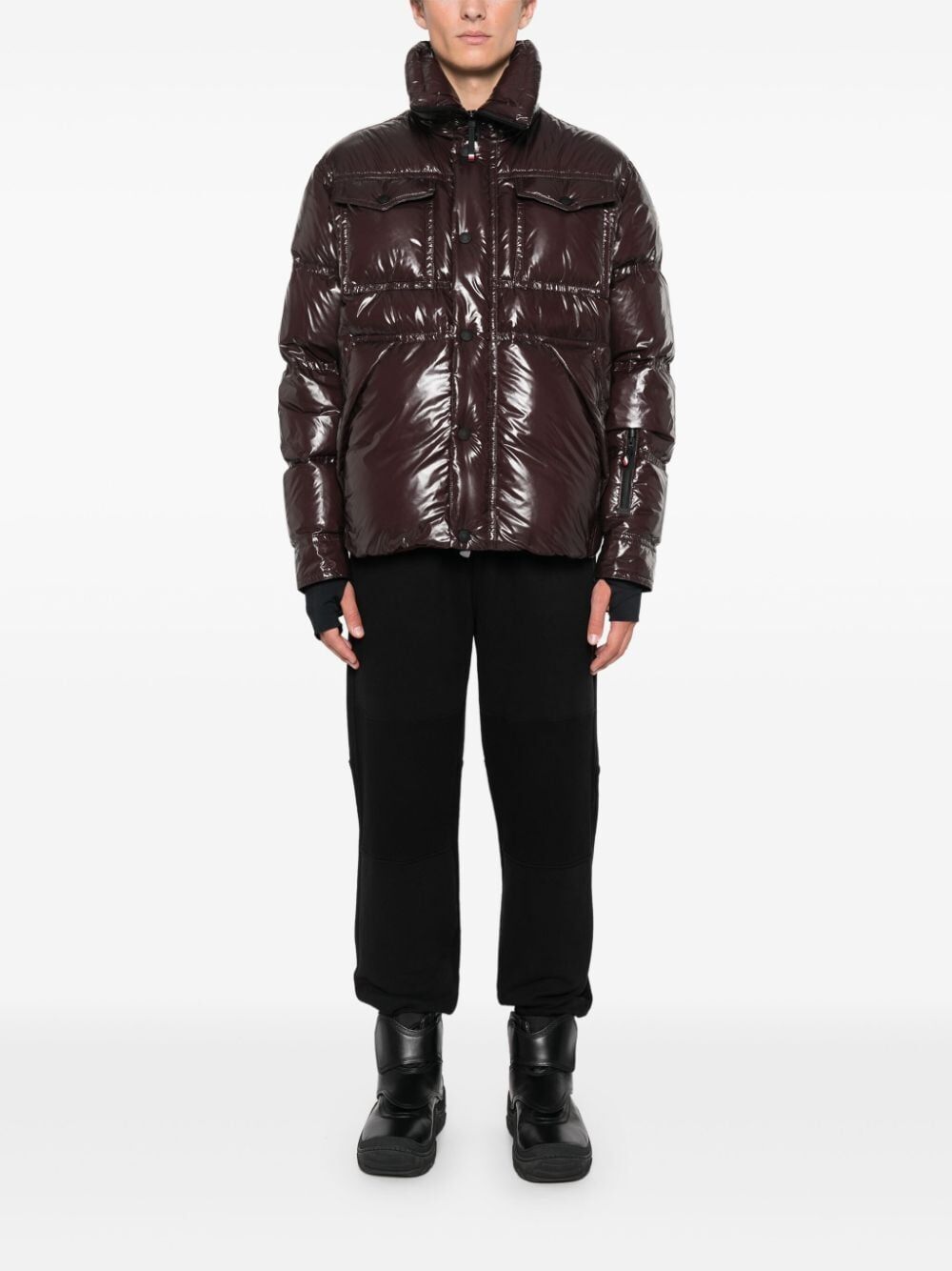 Moncler Men Grenoble Tecka Glossy Finish Down Jacket