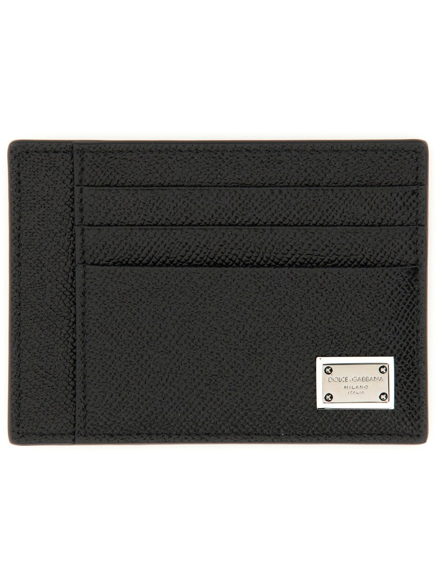 Dolce & Gabbana Men Leather Card Holder