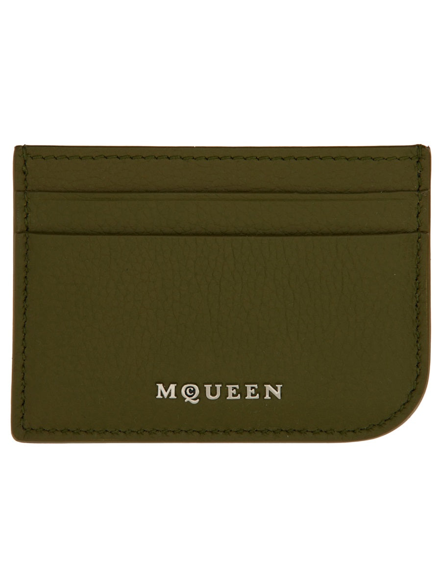 Alexander Mcqueen Women Leather Card Holder