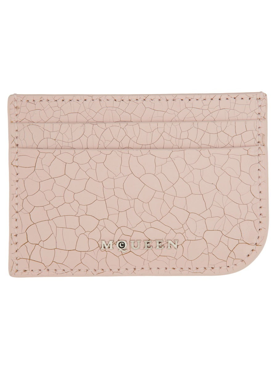 Alexander Mcqueen Women Leather Card Holder