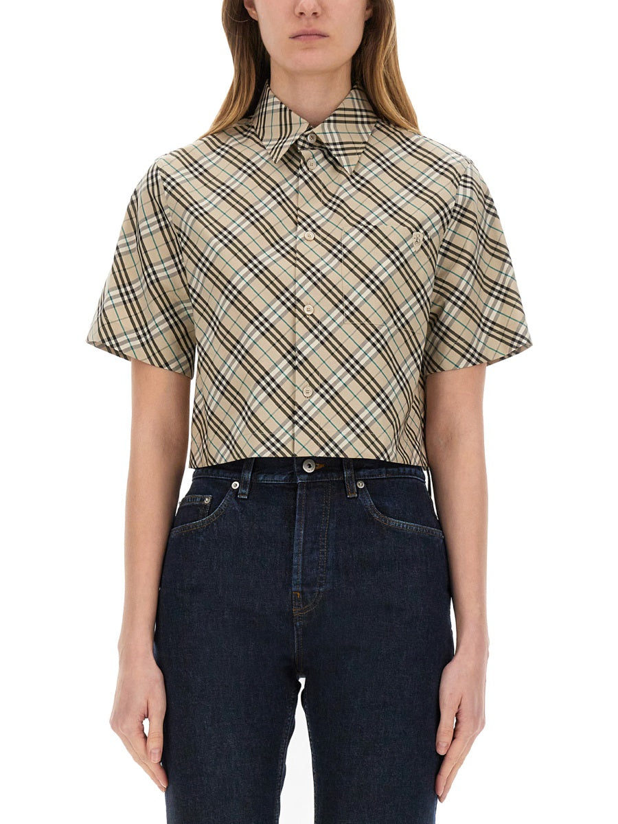 Burberry Women Cropped Shirt