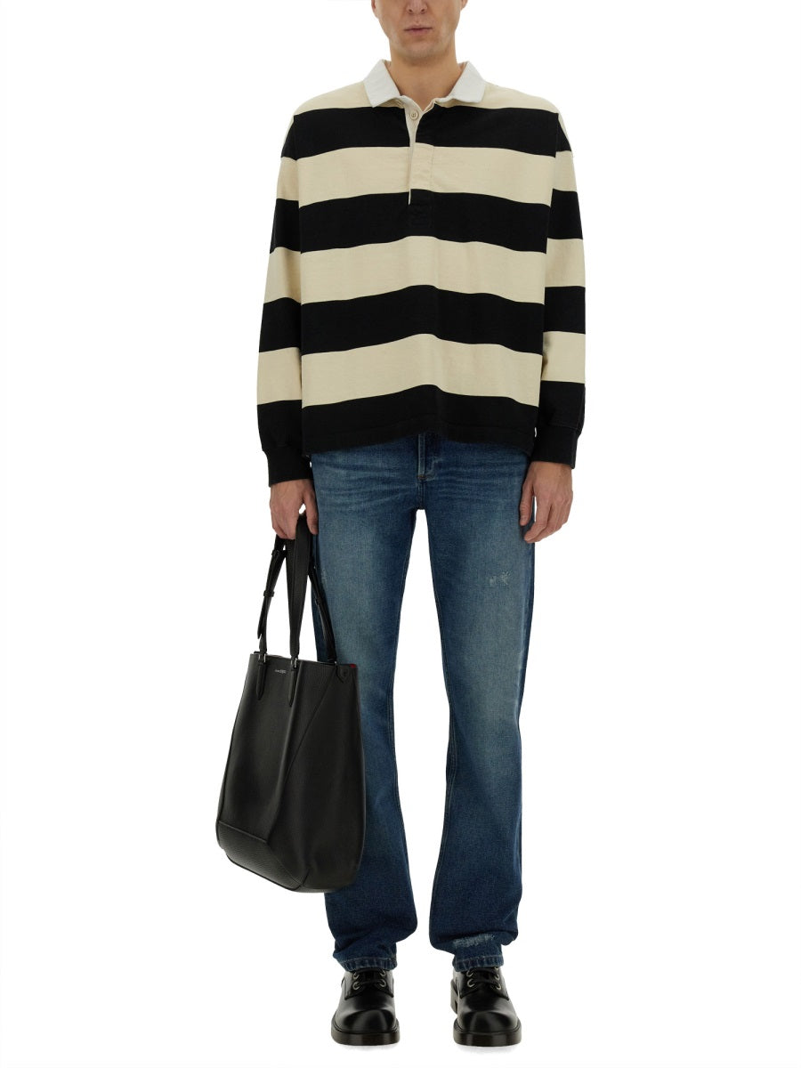 Alexander Mcqueen Men Rugby Polo.