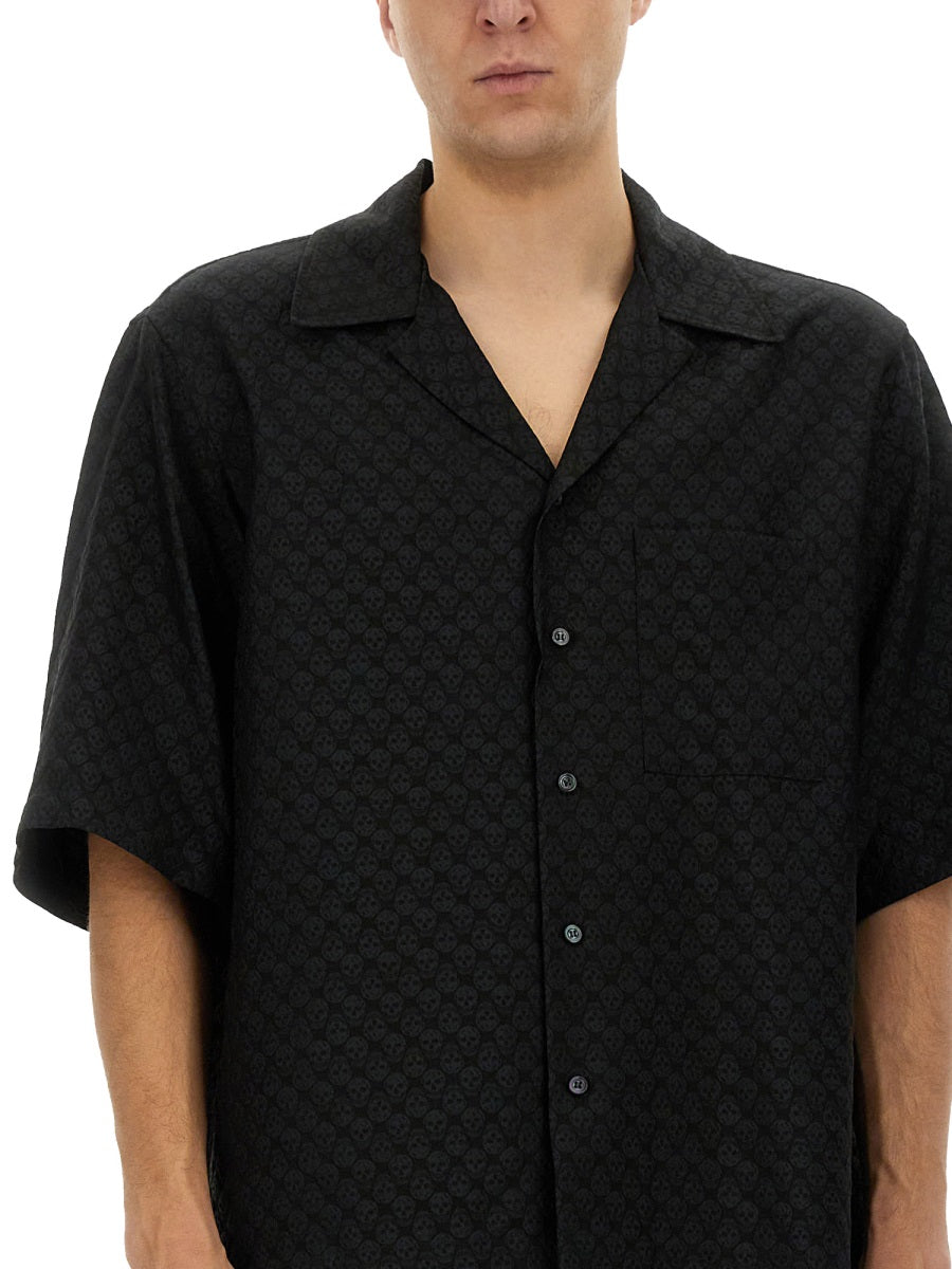Alexander Mcqueen Men "Skull" Pattern Shirt
