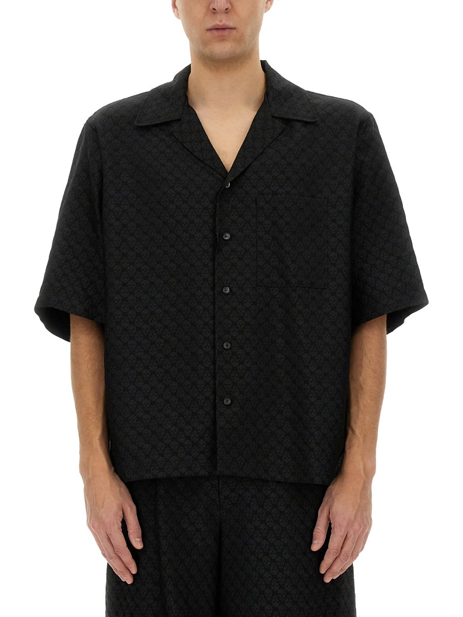 Alexander Mcqueen Men "Skull" Pattern Shirt