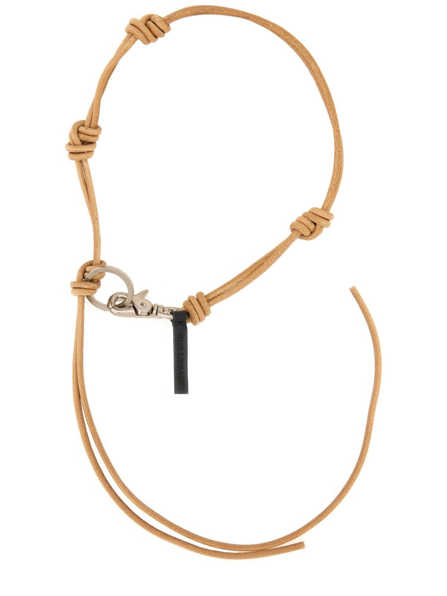 Our Legacy Men Leather Keychain