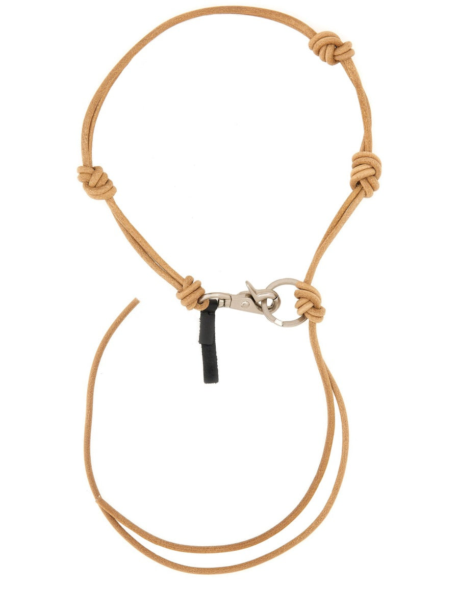 Our Legacy Men Leather Keychain