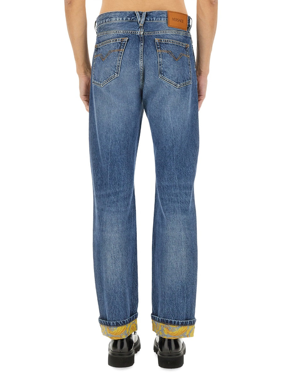 Versace Men Jeans In Denim