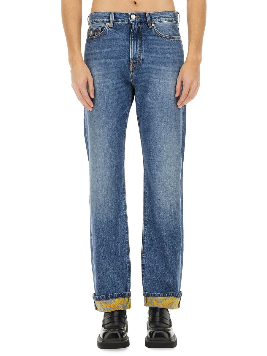 Versace Men Jeans In Denim