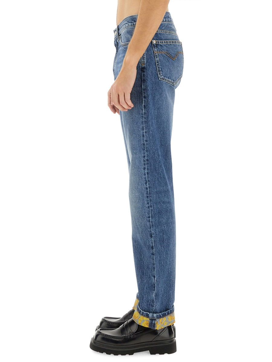 Versace Men Jeans In Denim