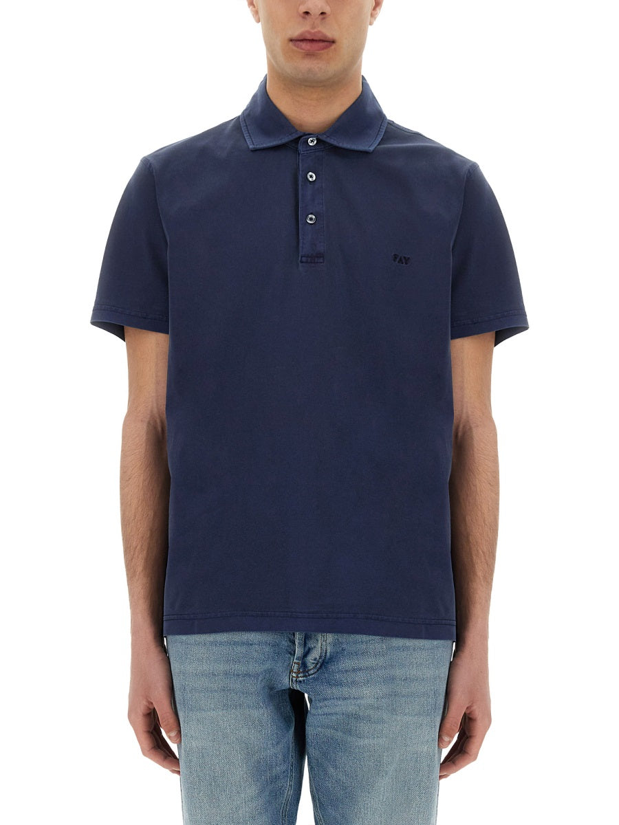 Fay Men Jersey Polo.