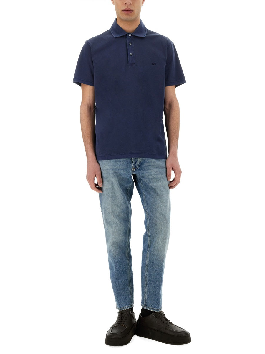 Fay Men Jersey Polo.