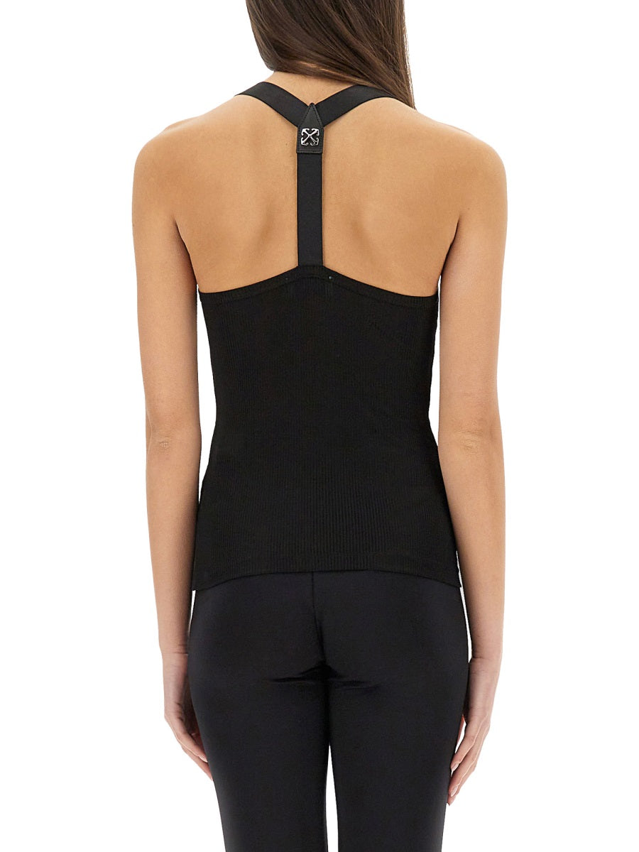 Off-White Women Viscose Top With Logo