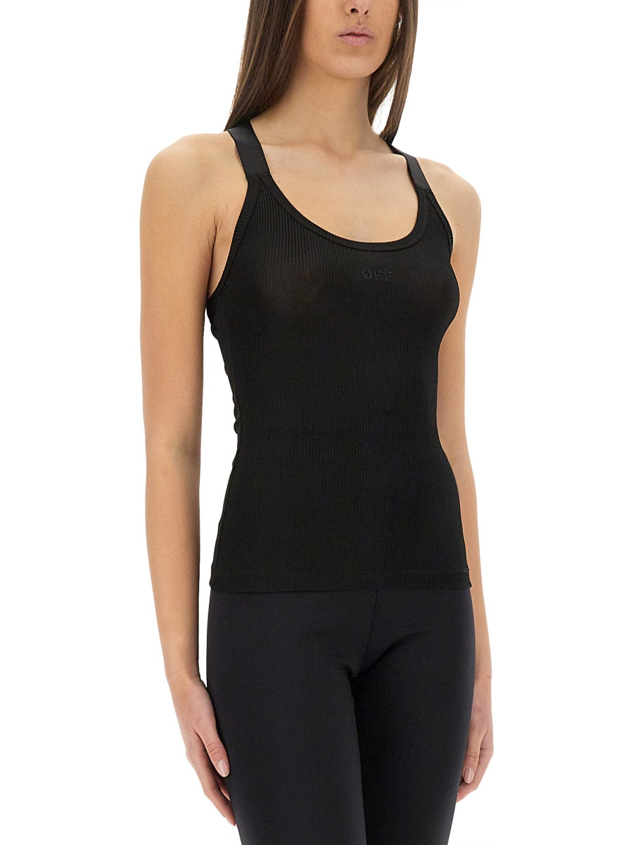 Off-White Women Viscose Top With Logo