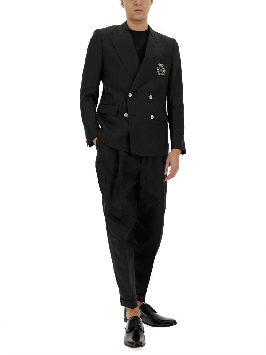 Dolce & Gabbana Men Double-Breasted Jacket