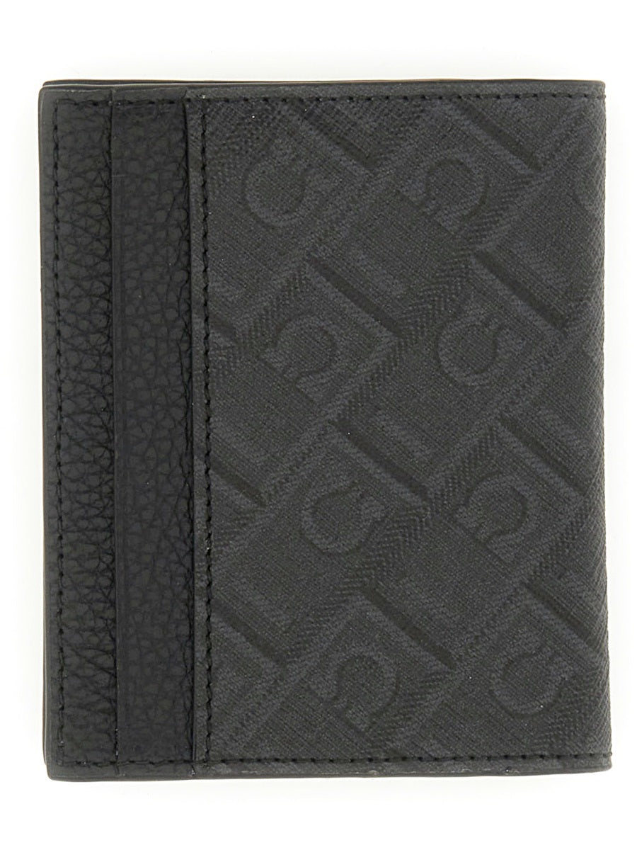 Porta-cartões Ferragamo masculino "Monogram"